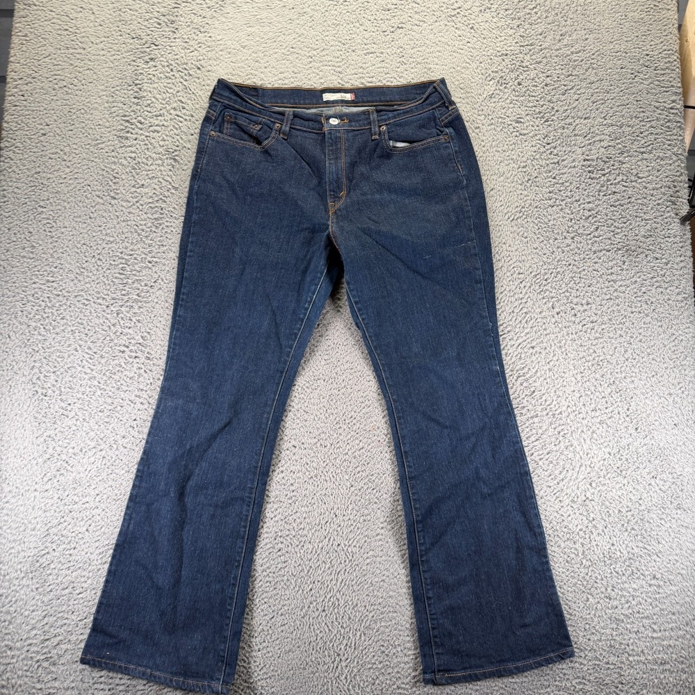 Levi's 515 Jeans Women's 14 Blue Cotton Denim Bootcut Travel Workwear Stretch